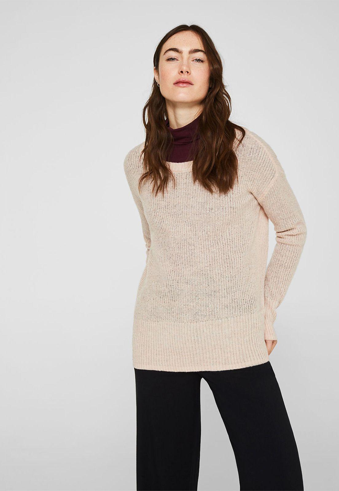 Sweater Con lana y alpaca  Esprit-0