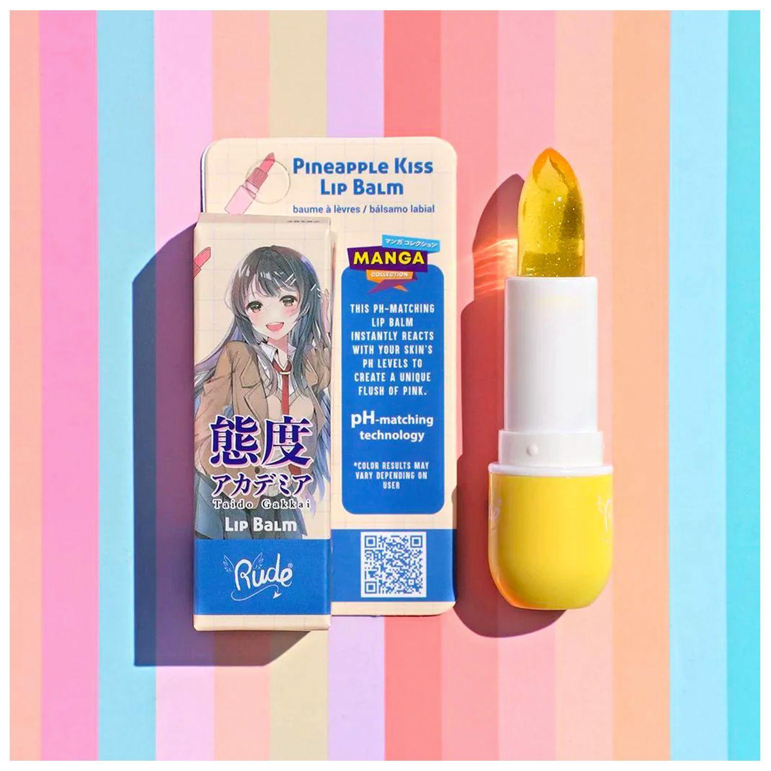 Bálsamo Labial Kiss Colección Manga Piña Rude Cosmetics-4