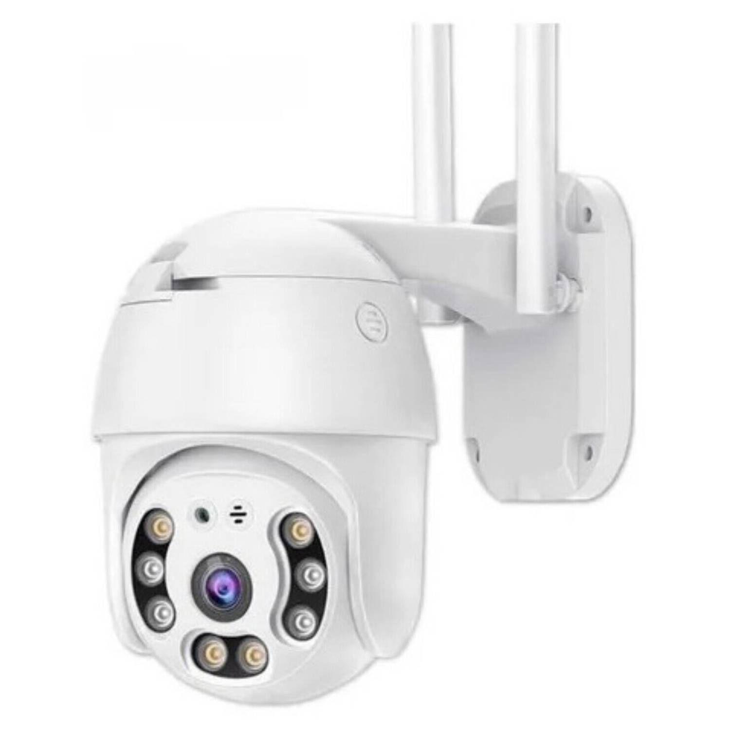 Cámara Inteligente Ip Wifi Alarma Exterior Anti Agua-0