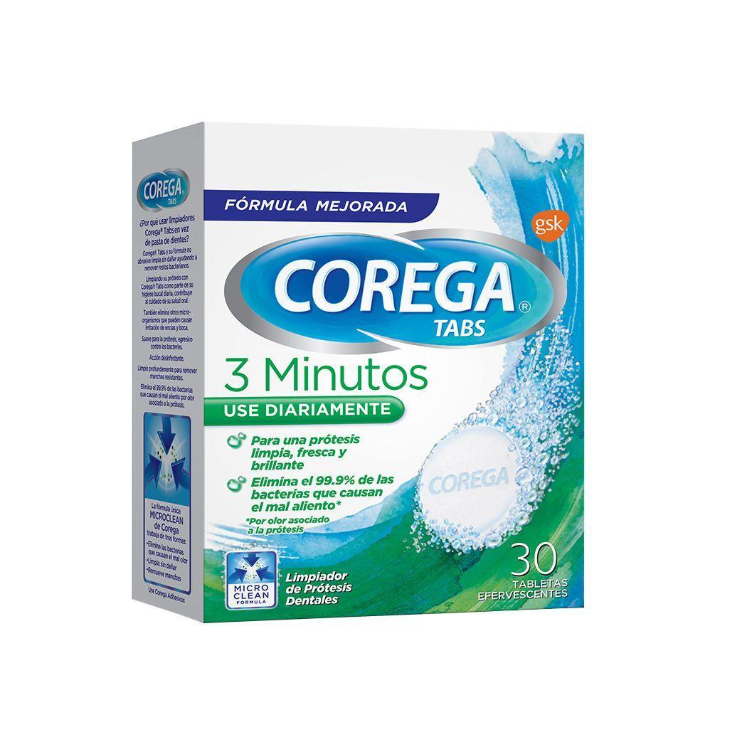 Pack De 30 Corega Tabs Más Corega Adhevido Sin Sabor 70g.-1