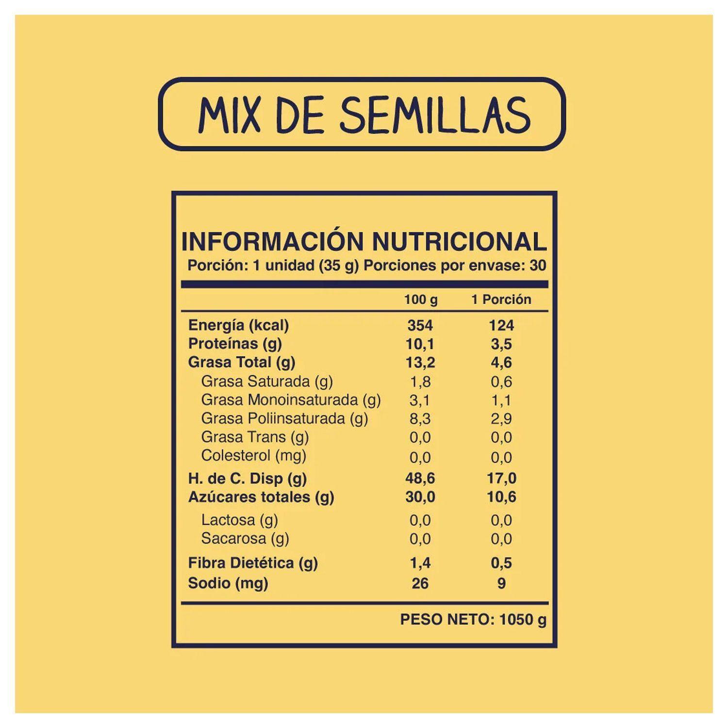 Soul Barra Semillas Ancestrales 35grs (30 uni)-2