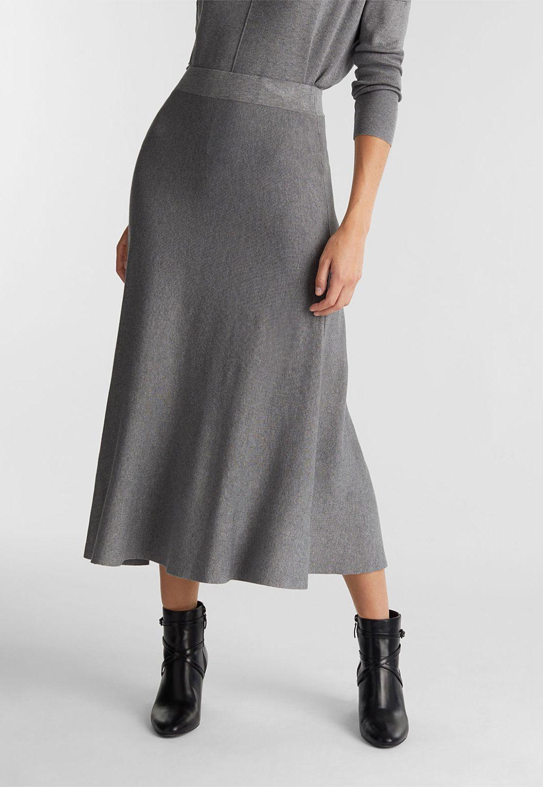 Falda Maxi De Punto Esprit-0