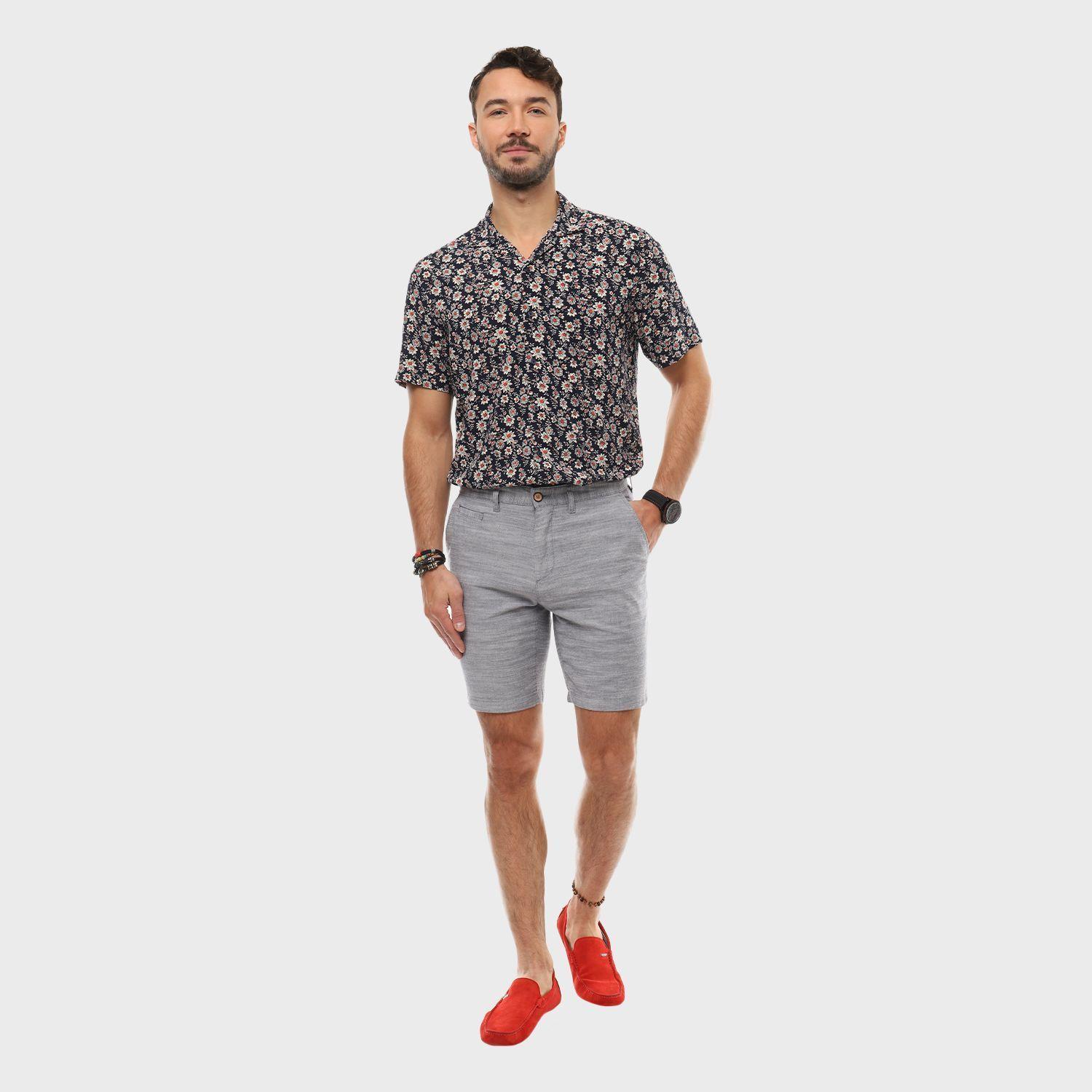 Bermuda Casual Look Lino Arrow-3
