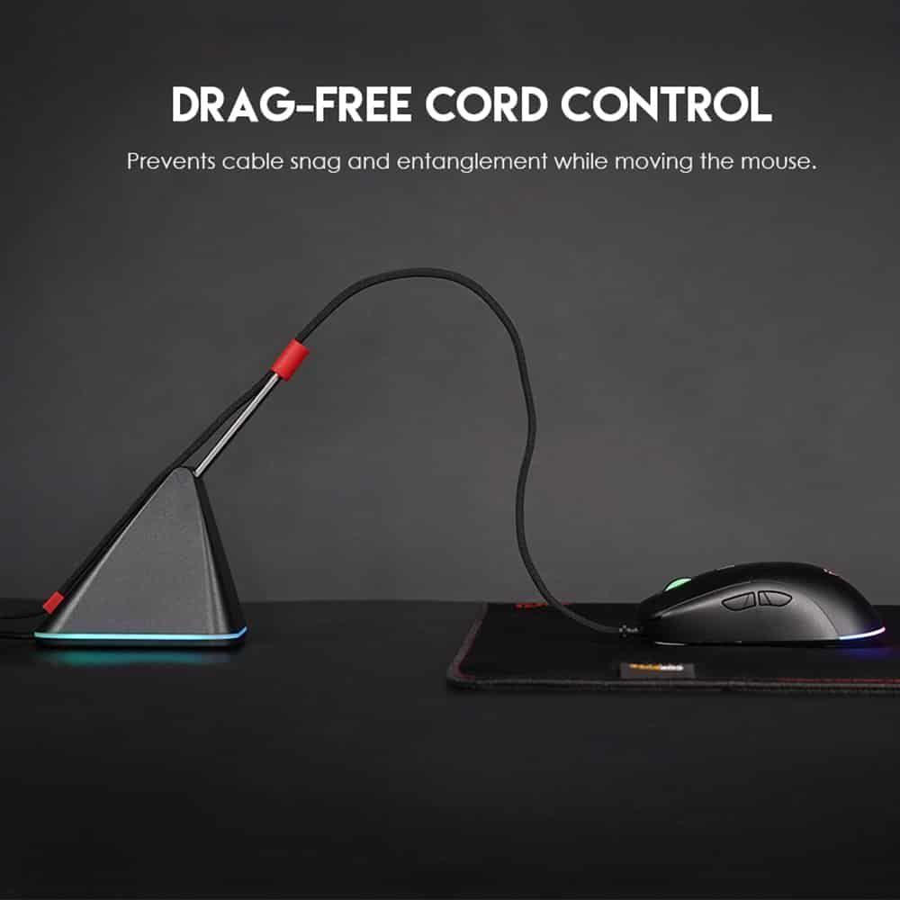 Soporte para cable de Mouse Bungee Fantech Prisma – MBR01 RGB Sakura Edition-3