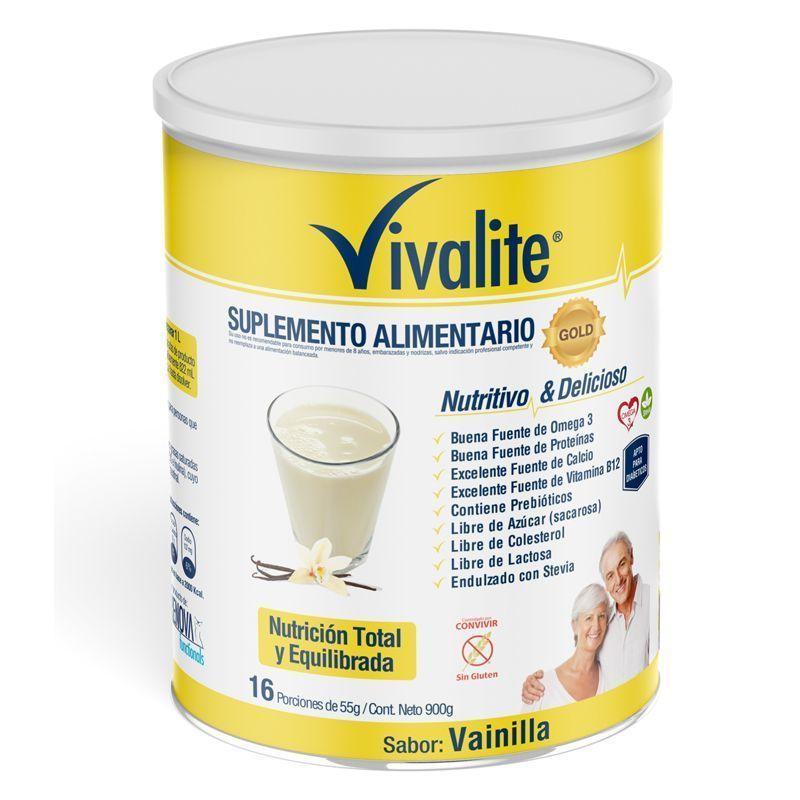 Vivalite Gold Suplemento Sabor Vainilla 900gr-0