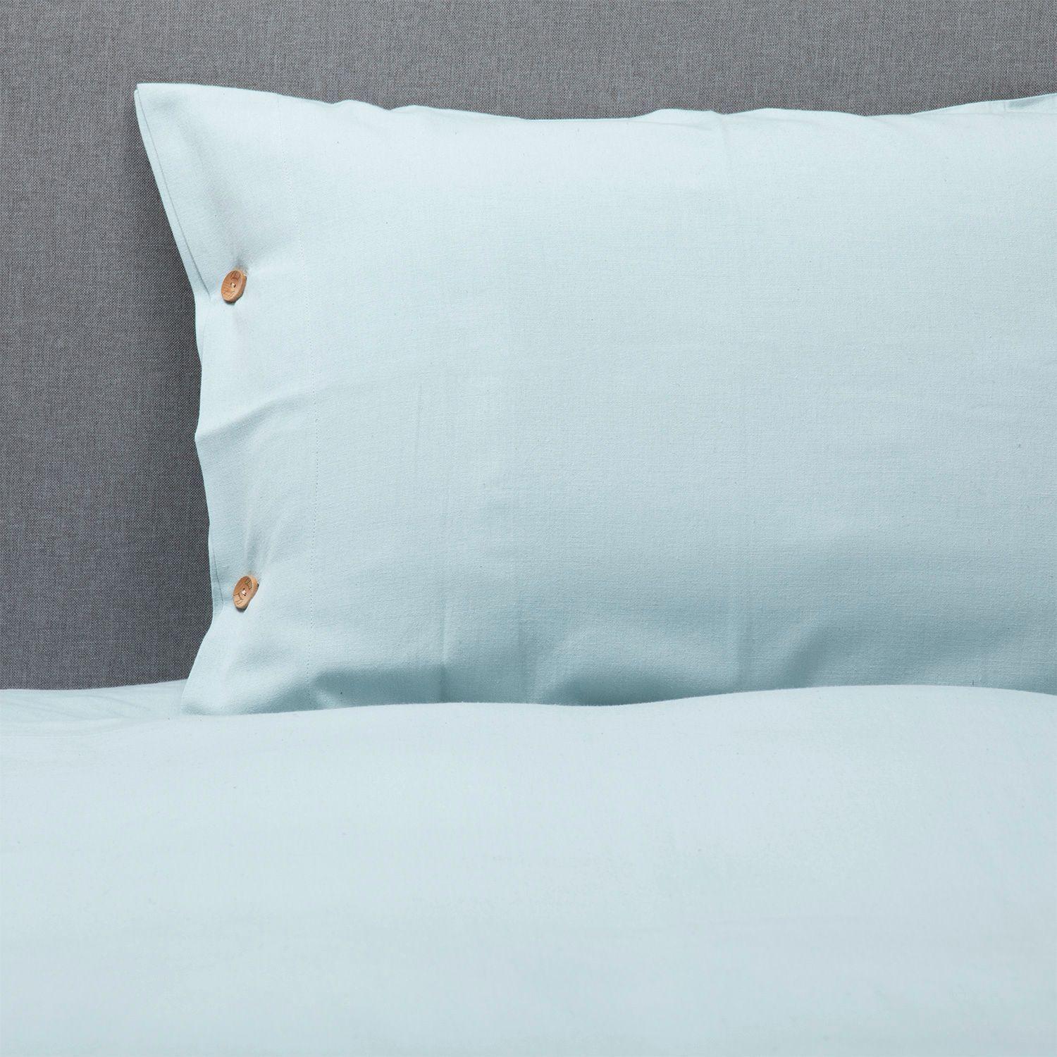 Funda de plumón verde lino algodón 1.5P-3