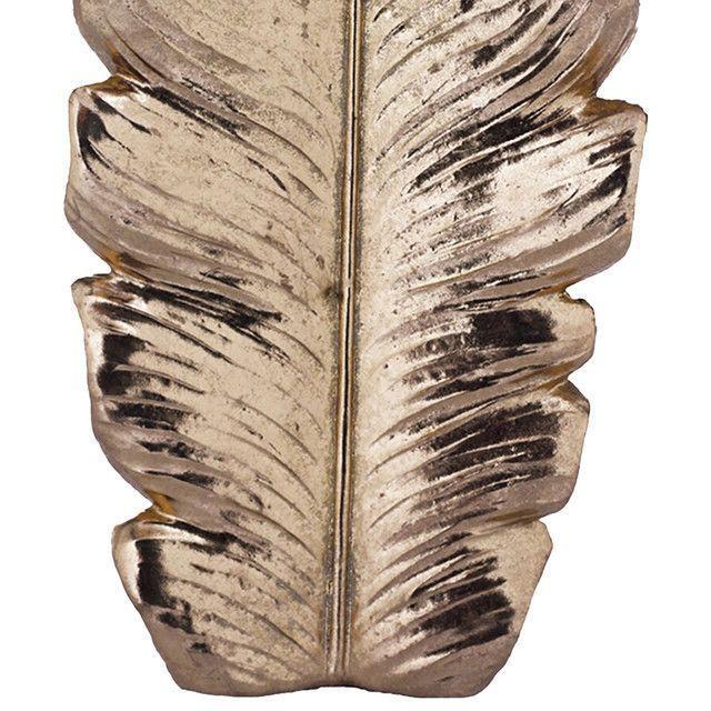 Figura Decorativa Hoja Gold Mediana-1