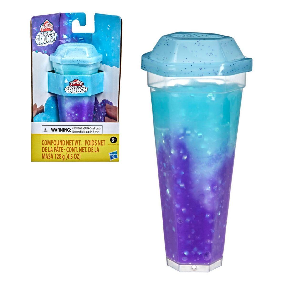 Play-Doh Mundo De Texturas Crystal Crunch - Azul-Morado-0