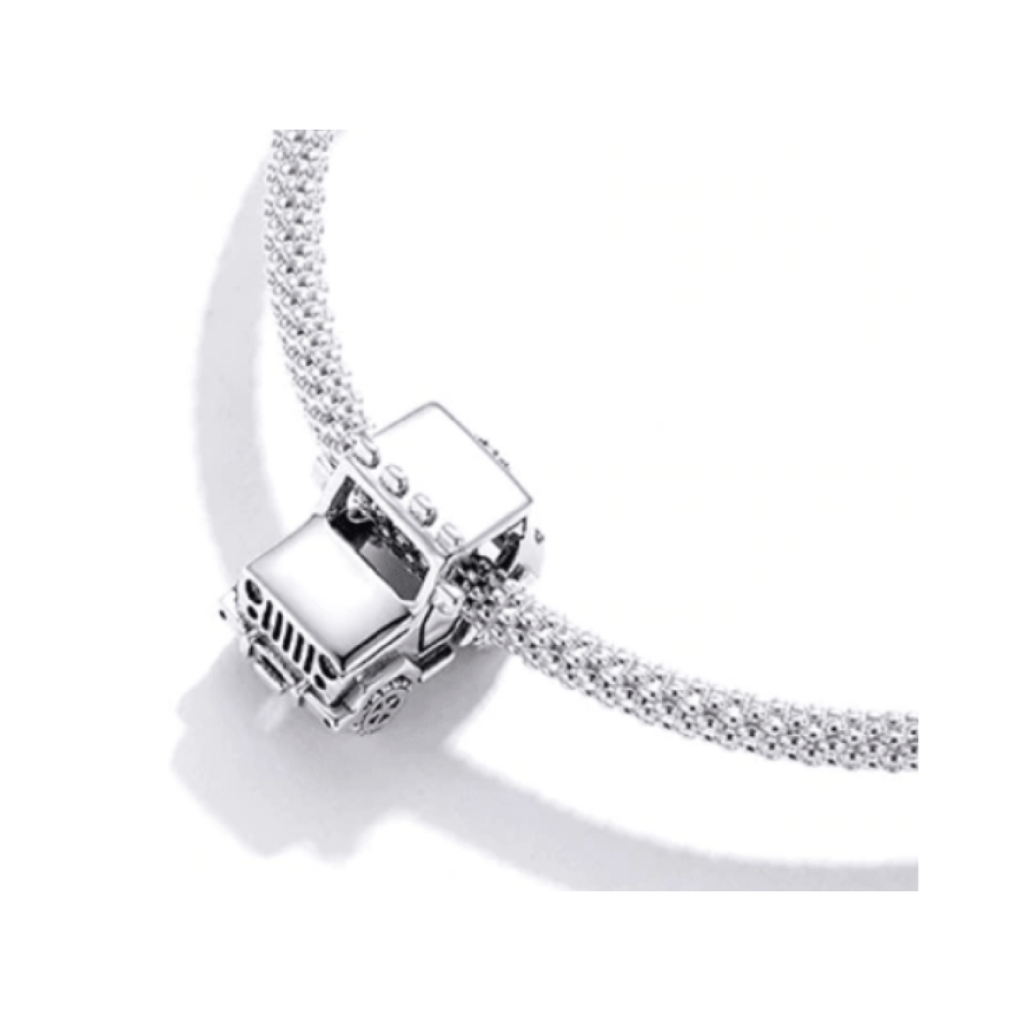 Charm Jeep en Plata Fina 925 SILVER HEART-2
