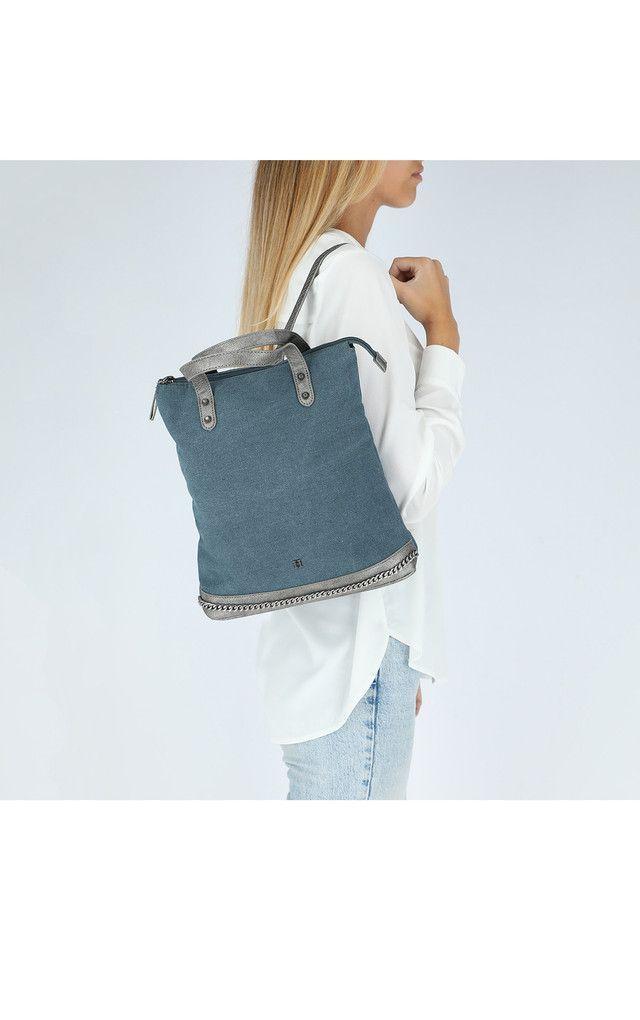 Mochila Keep It Simple Azul Humana-3