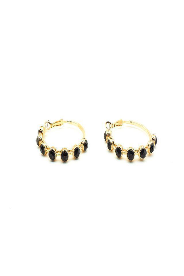 Argollas Puntos Dorado i-D-0