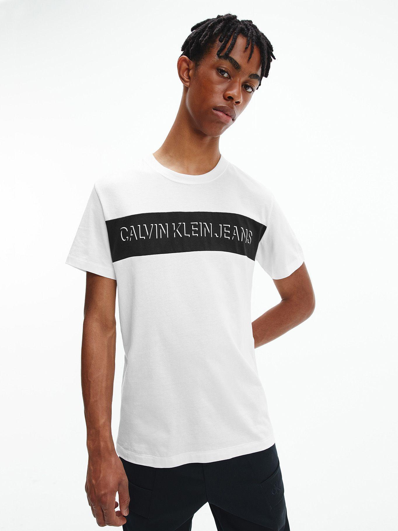 Polera Colorblock Shadow Blanco Calvin Klein-0