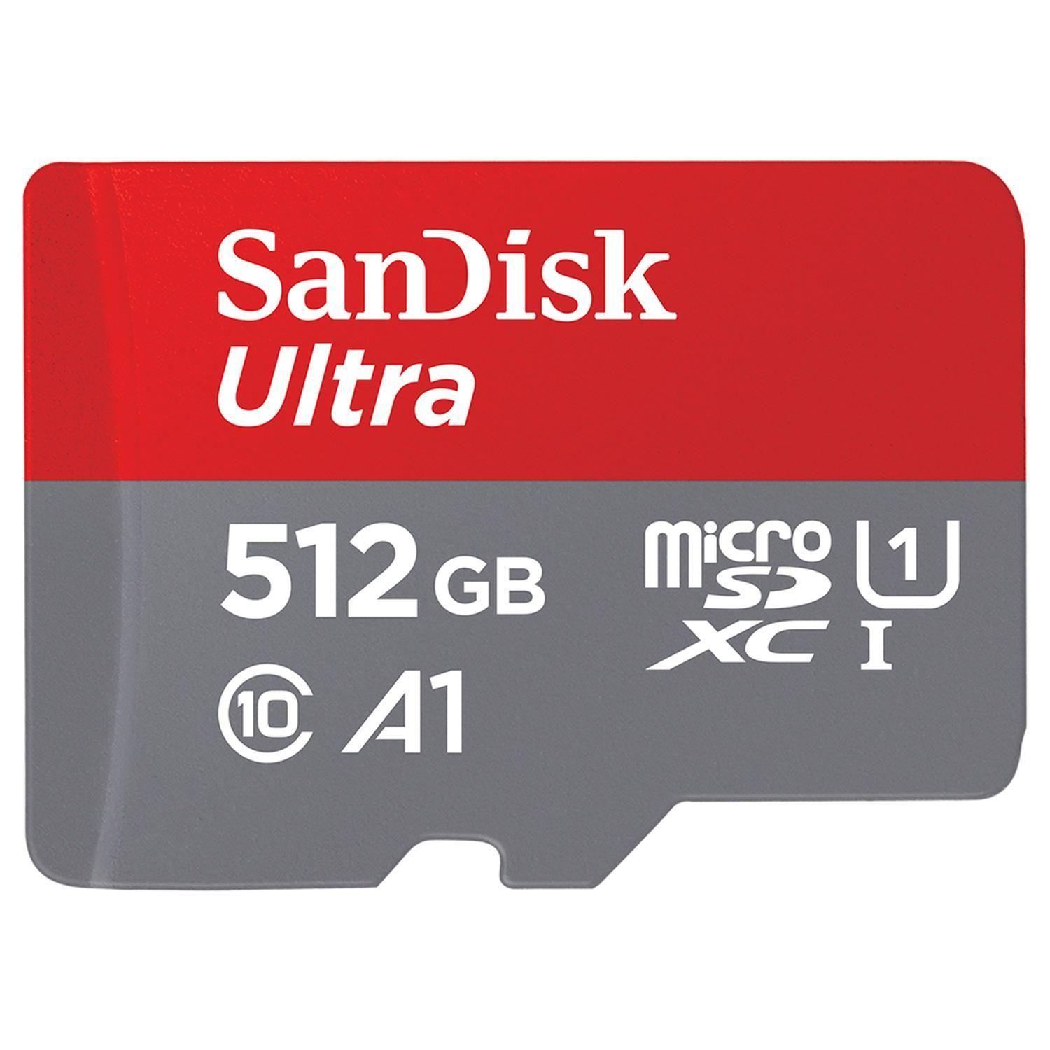 SanDisk MIcroSDHC ULTRA con adaptador USH-1 C10 Android 120MB - 512GB-0