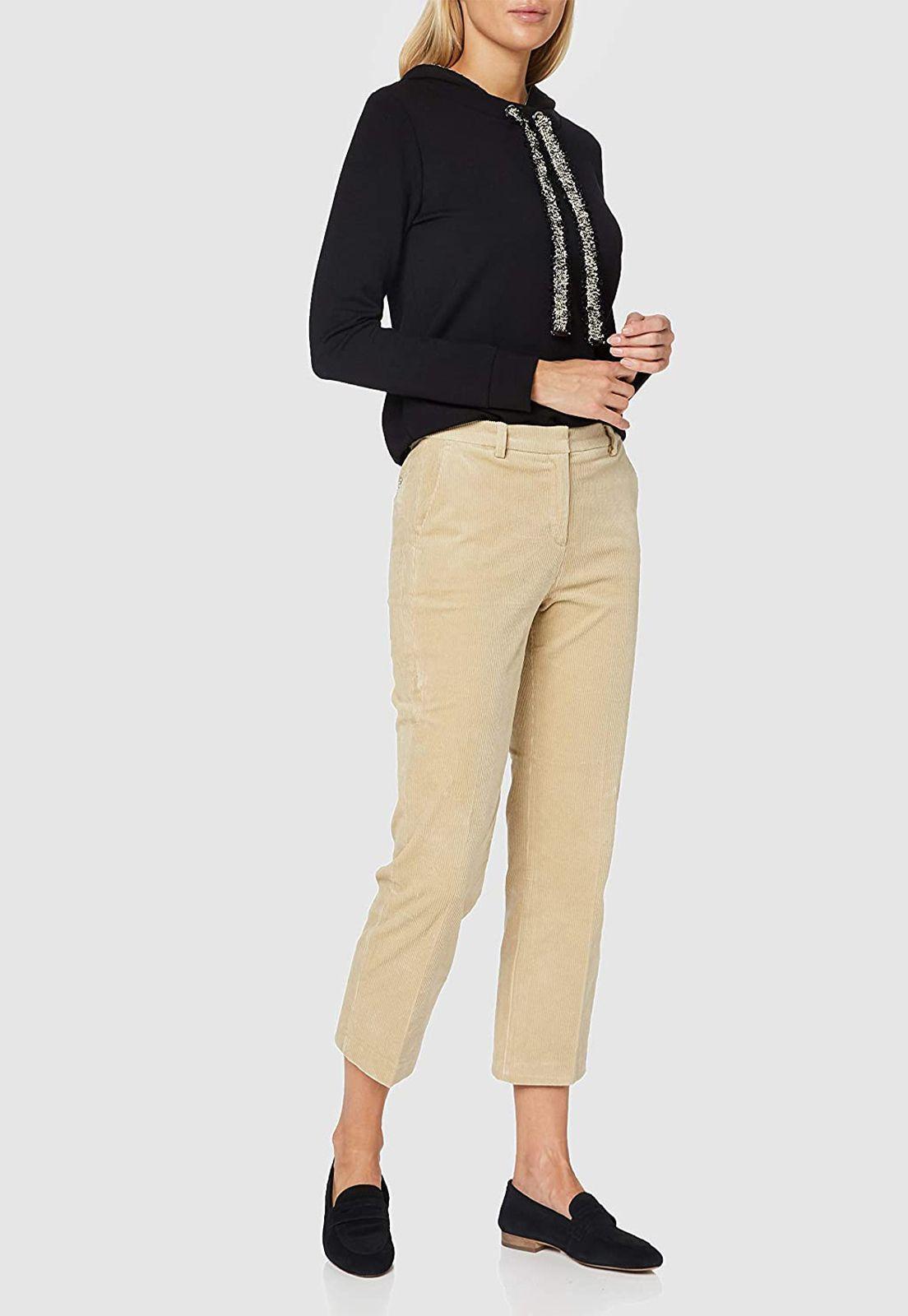 Pantalón Mujer Bootcut Cotelé Esprit-2