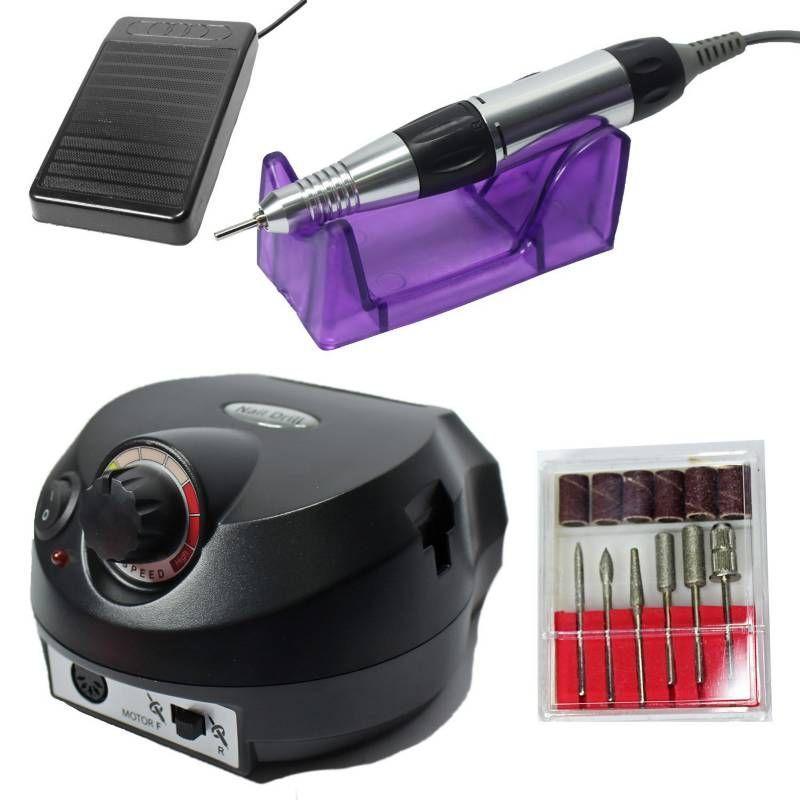 Torno Profesional Uñas 30.000 Rpm Manicura  NEGRO-0