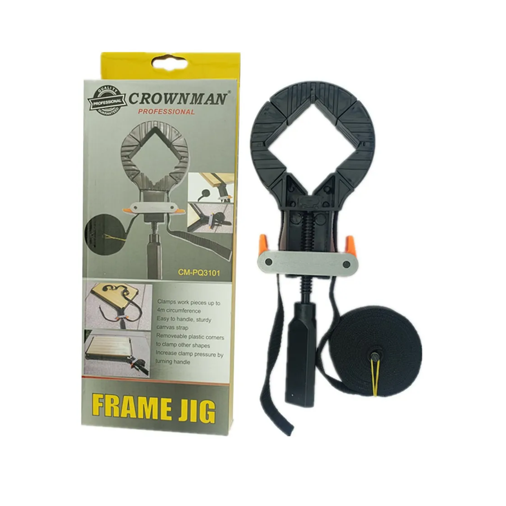 Prensa Rapida Cinta Ajustable Esquinera 4 Mts Crow-3
