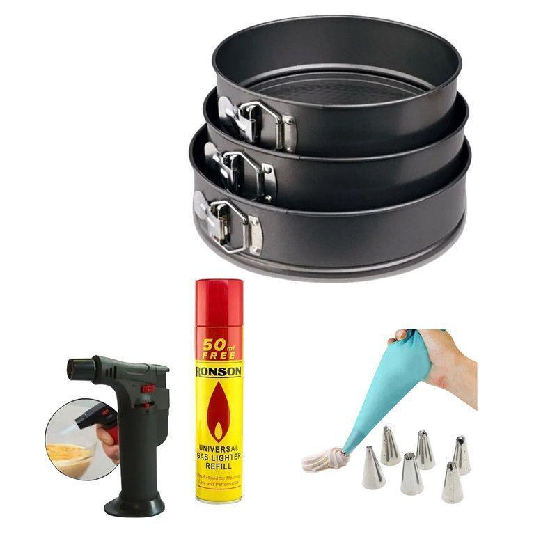 Molde Reposteria + Soplete Gas + Manga Pastelera-0