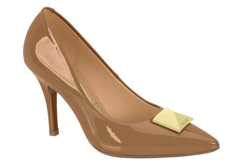 Zapato Mujer Taco Aguja Stiletto Camel 1184-1467 Vizzano-0