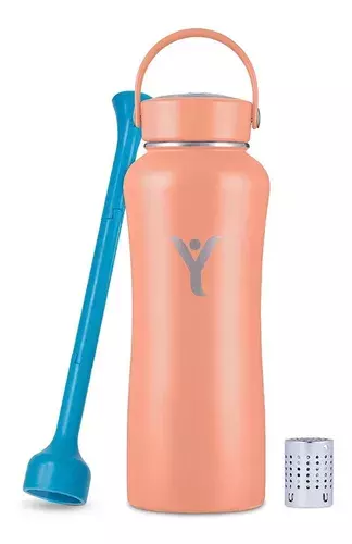 Botella Térmica de Agua Alcalina 946ml Coral Dyln-1