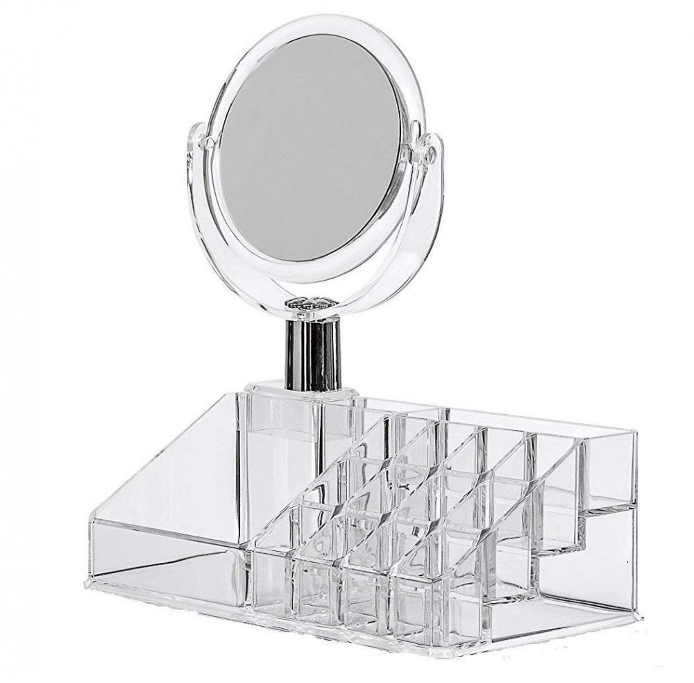 Organizador de cosméticos con espejo removible-1