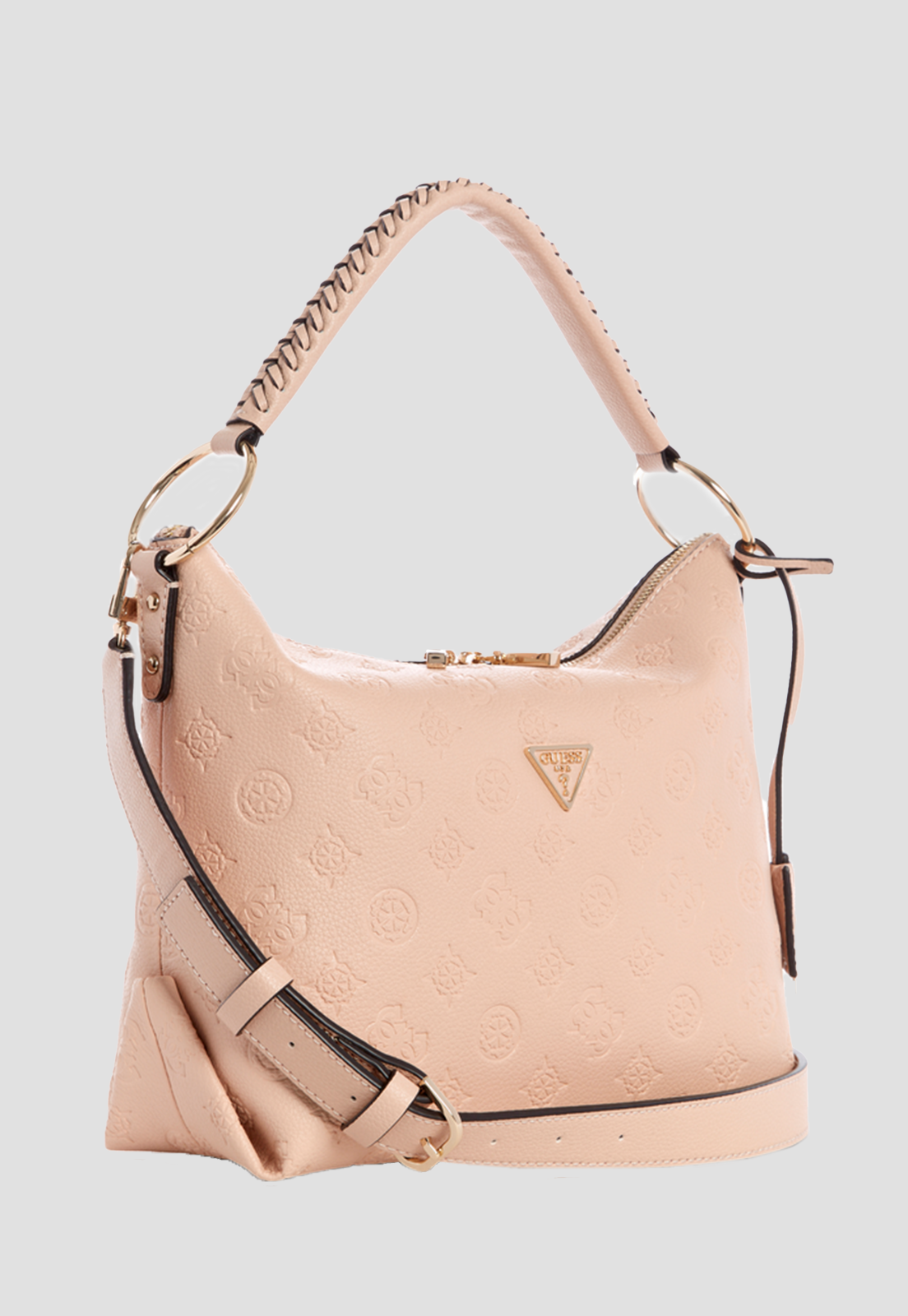 Cartera Helaina Hobo Alm Rosado Guess-1
