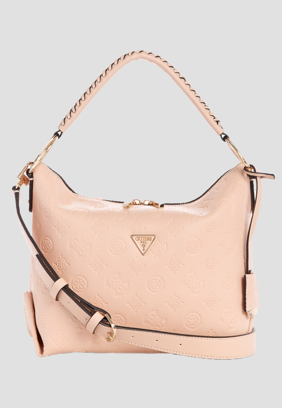 Cartera Helaina Hobo Alm Rosado Guess-0