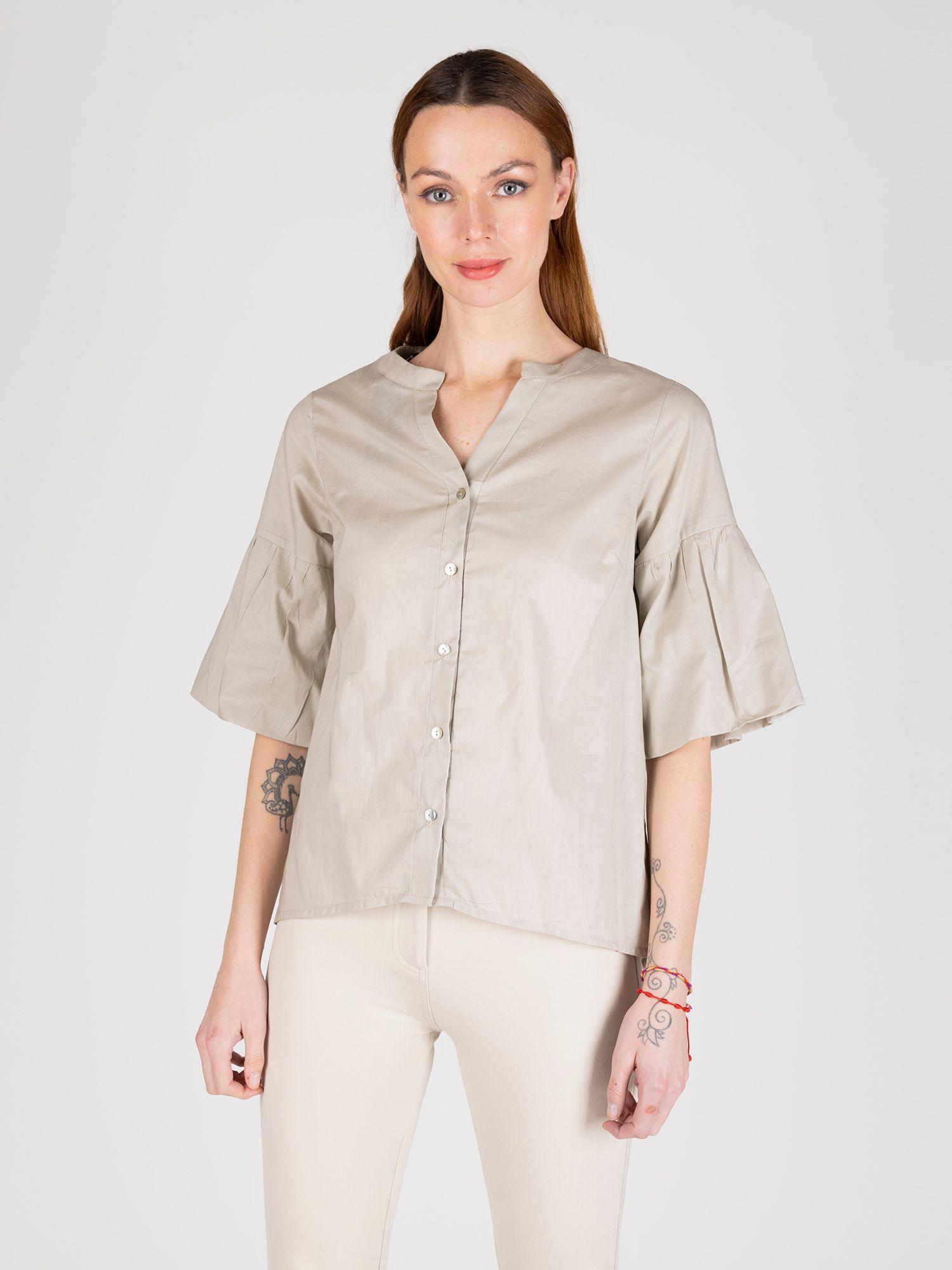 Blusa Lirio Beige -0