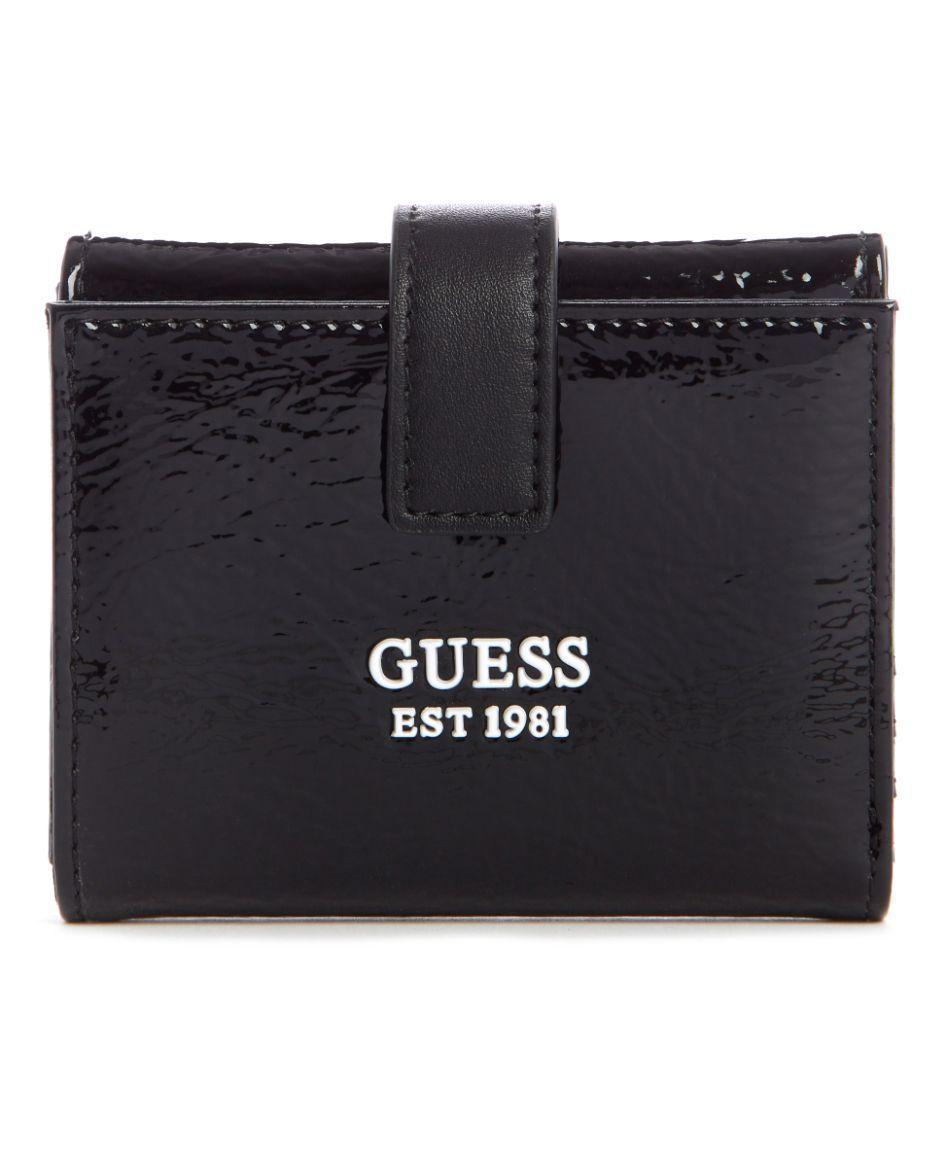 Billetera Guess Picnic Slg Petite Trifold Bla Negro Tu-0