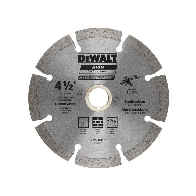 DISCO DIAMANTADO SEGMENTADO 4,5'' X 2 X 5/8'' - 7/8'' 20 MM-0