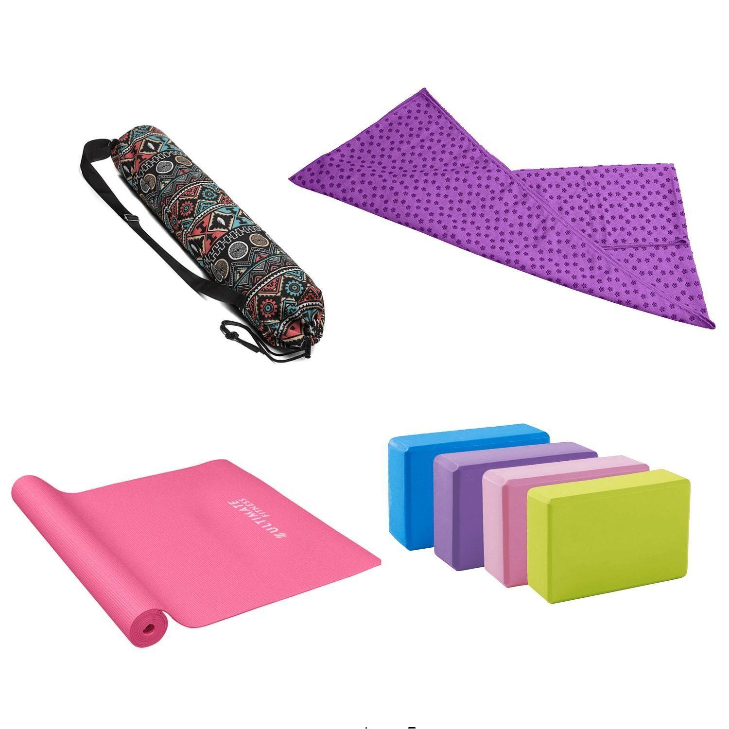 Mat Yoga 3 mm+Bolso+ Toalla Yoga+ Ladrillo–Yoga-0