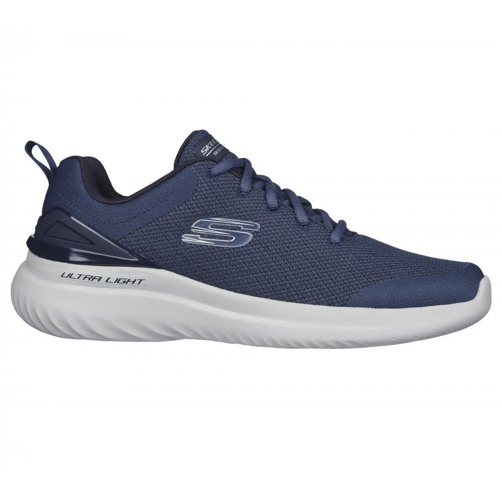Zapatilla Hombre Bounder 2.0 Azul Skechers-4
