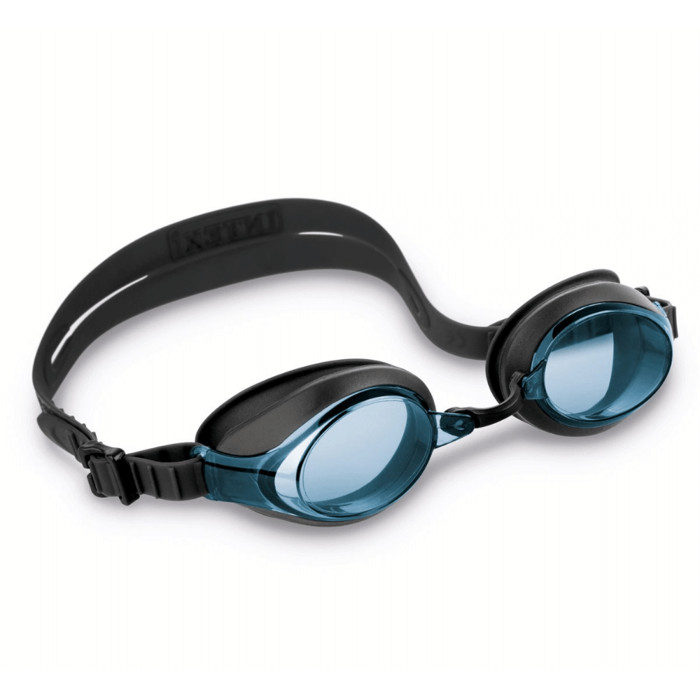 Lentes de Agua Anteojos Natación Silicone Negr Azu-0