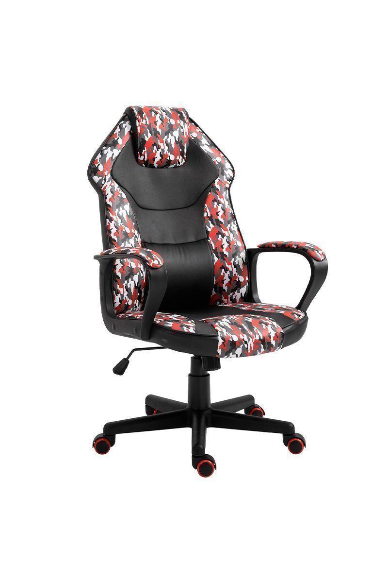 Silla Gamer Legend Pro Altura Ajustable Rojo-0