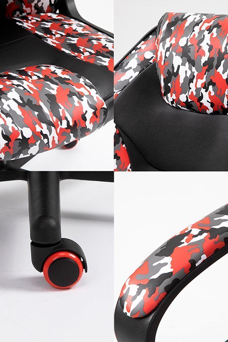 Silla Gamer Legend Pro Altura Ajustable Rojo-5