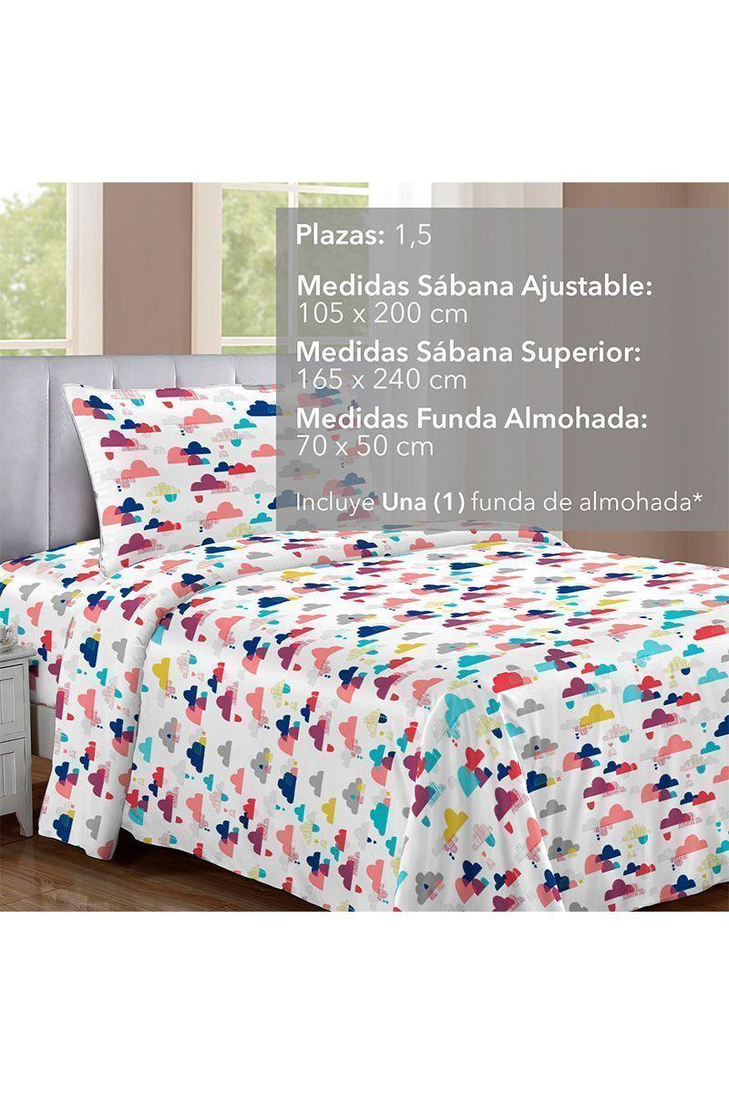 Juego de Sábanas Microfibra 1,5 Plaza Infantil-1