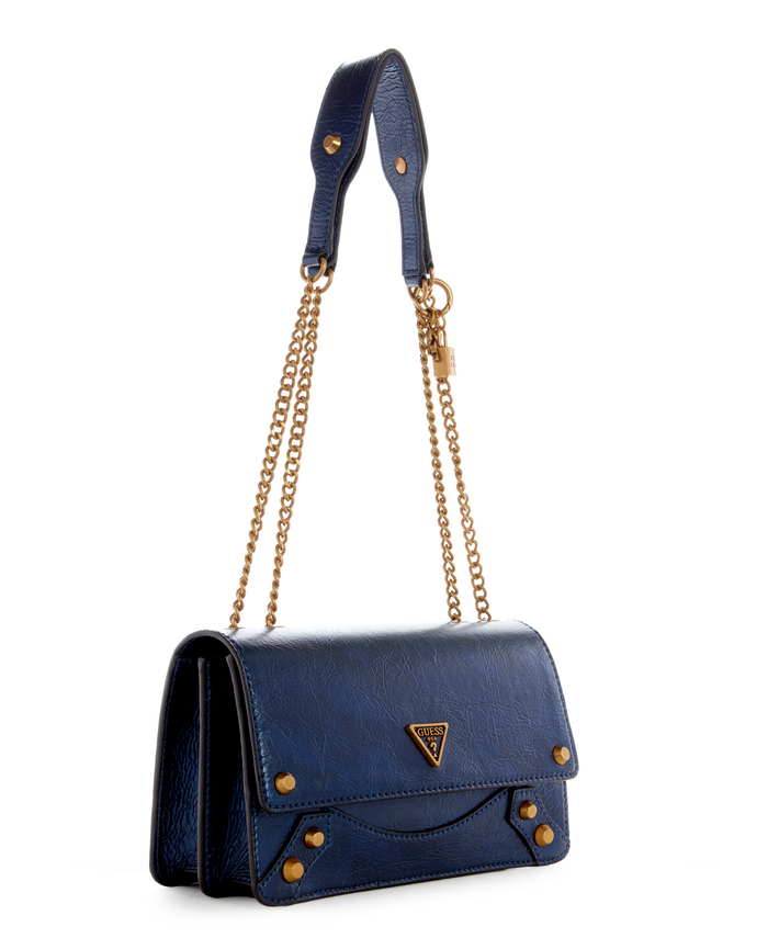 Cartera Guess Amantea Convertible Flap Mid Azul-1