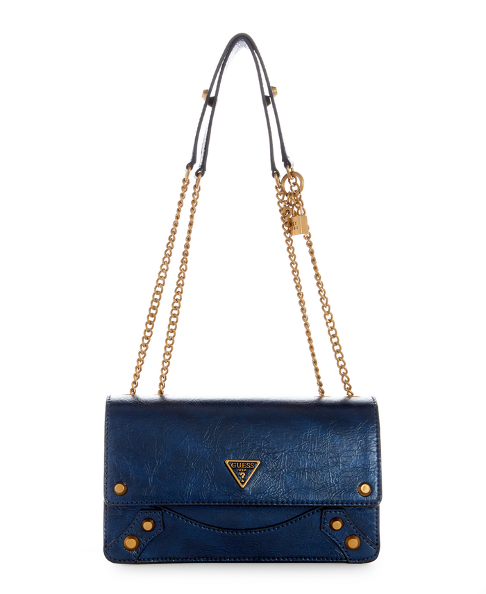 Cartera Guess Amantea Convertible Flap Mid Azul-0