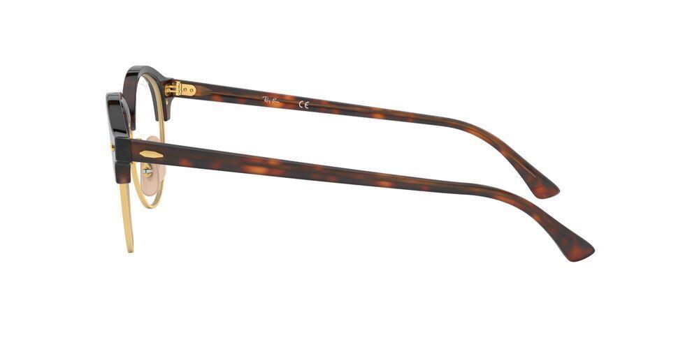 Lentes Ópticos Ray-Ban RX4246V Clubround Havana Unisex-2