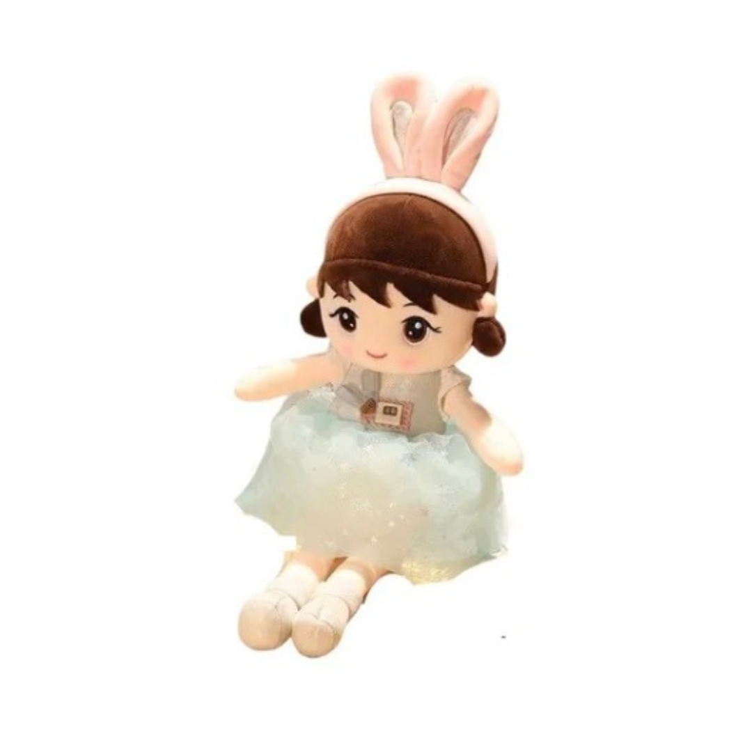Peluche De Muñeca Con Tutu Con Textura Muy Suave-0