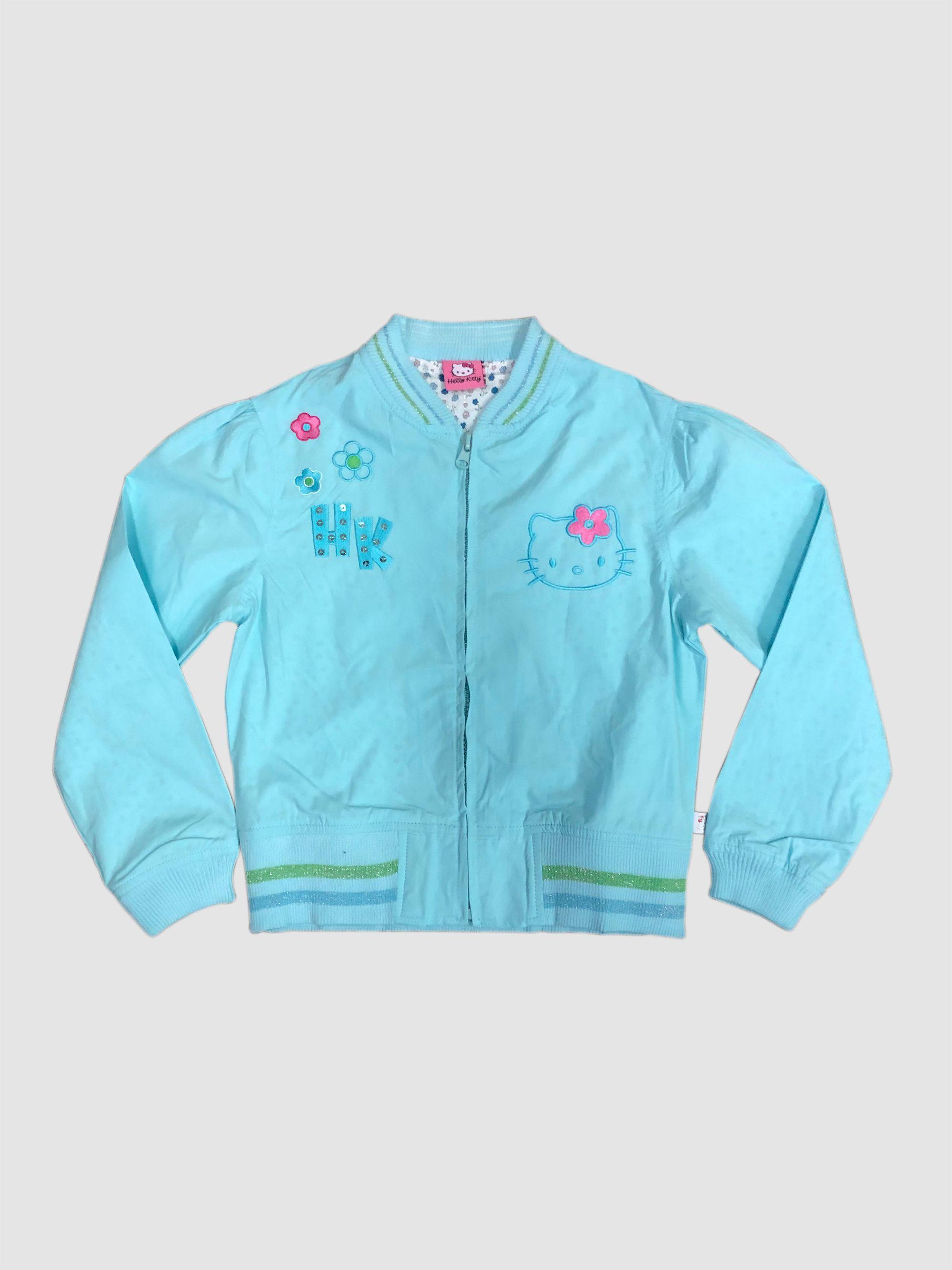 Chaqueta Niña Canvas con Cierre y Forro Interior Bordado Hello Kitty-0