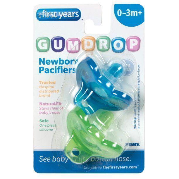 Pack 2 Chupetes silicona recién nacido GumDrop rosado-4