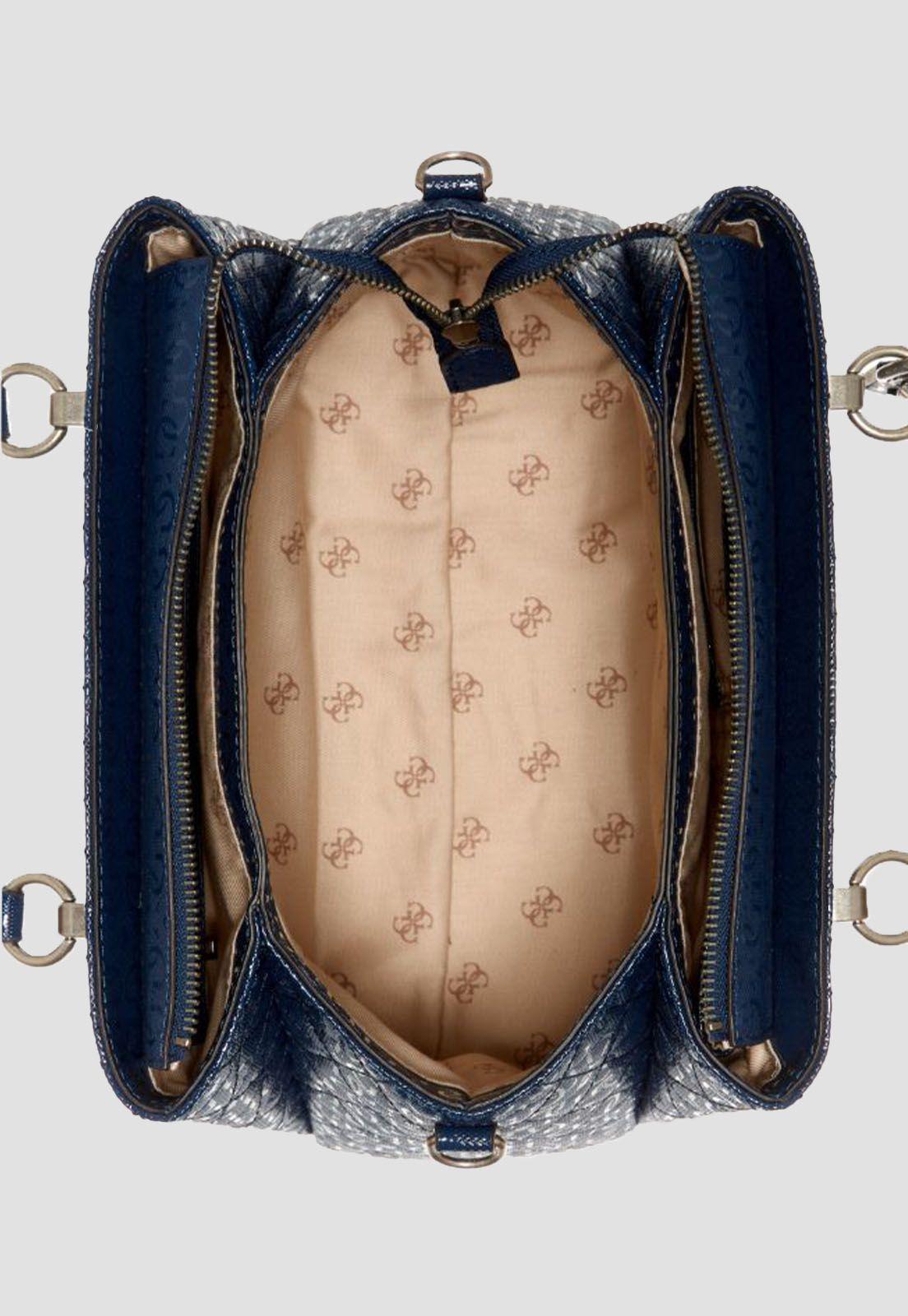 Cartera Wessex Triple Cmprtmnt Satchel Guess-2