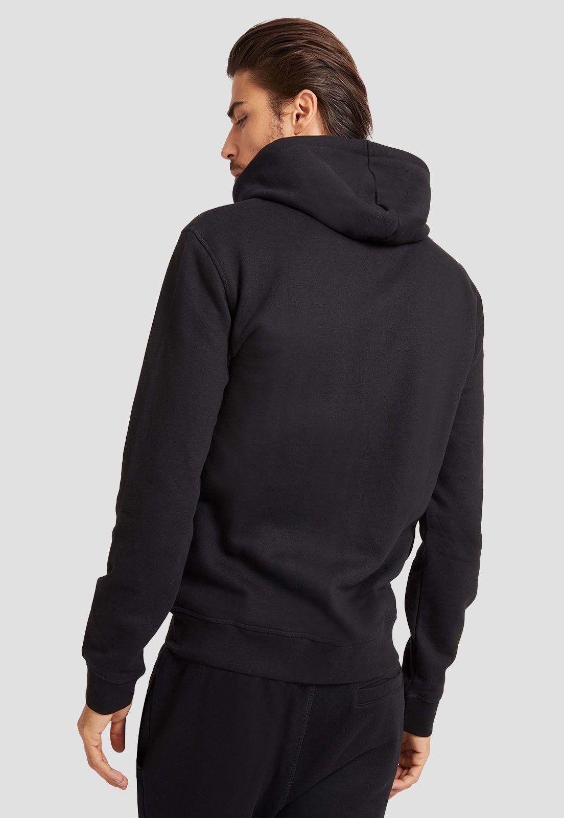 Poleron Guess Aldwin Zip Hooded Sweatshirt Jblk-2