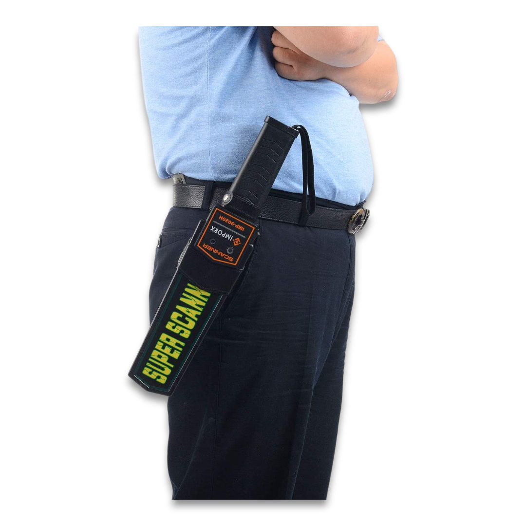 PALETA DETECTOR METALES SEGURIDAD SONIDO Y/O VIBRACION AA20-0