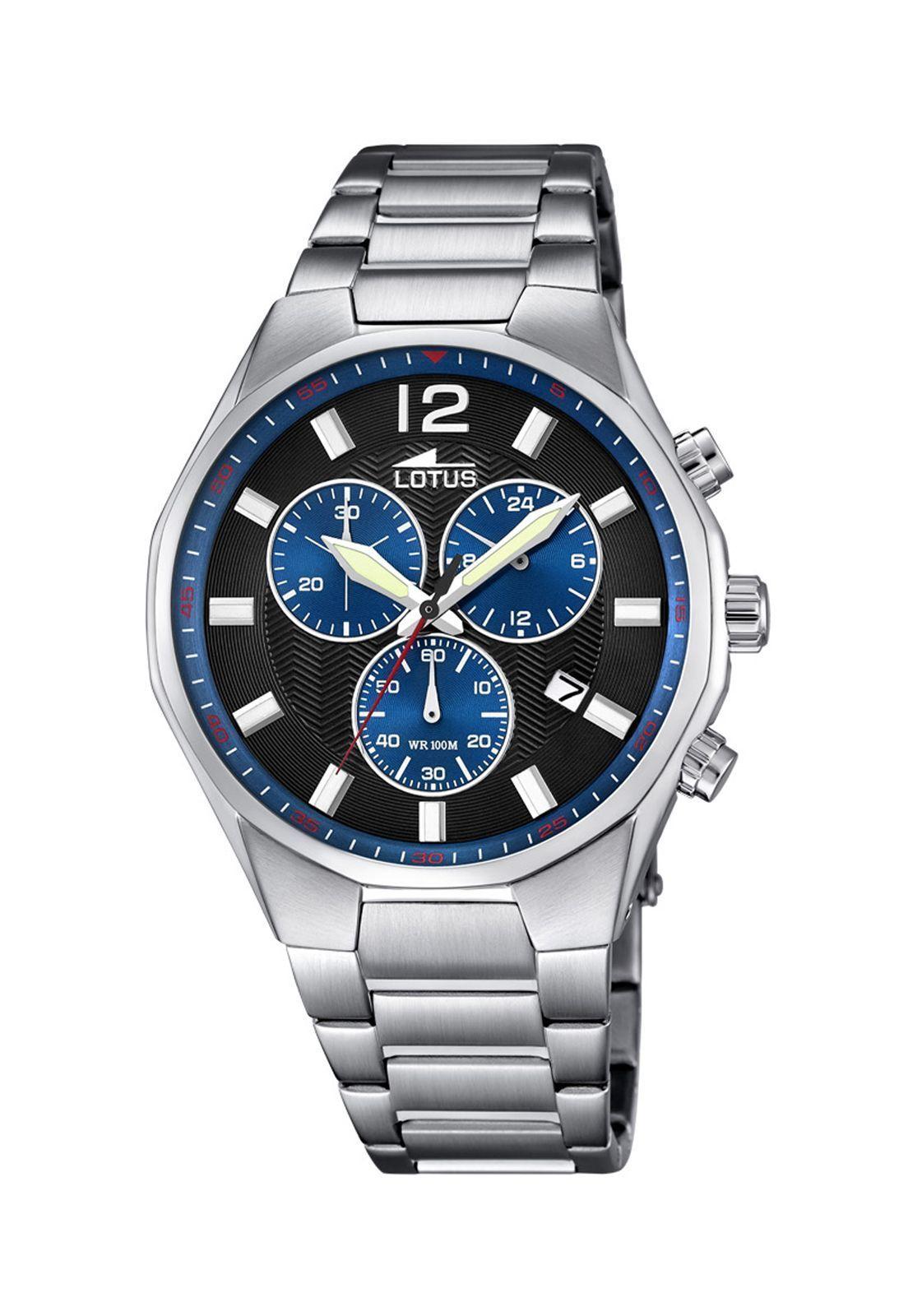 Reloj 10125/6 Lotus Negro Hombre Chrono-0