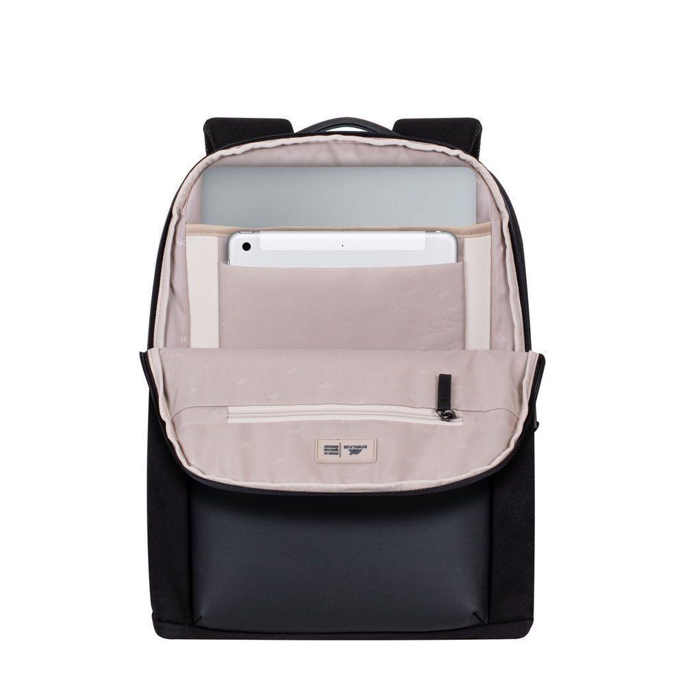 Mochila 14" Cardiff Negra Rivacase-4