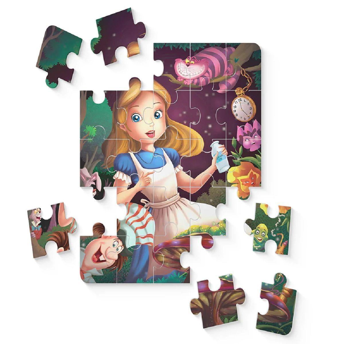 Alicia En El País De Las Maravillas, Cuento + Puzzle 30 Pz-2