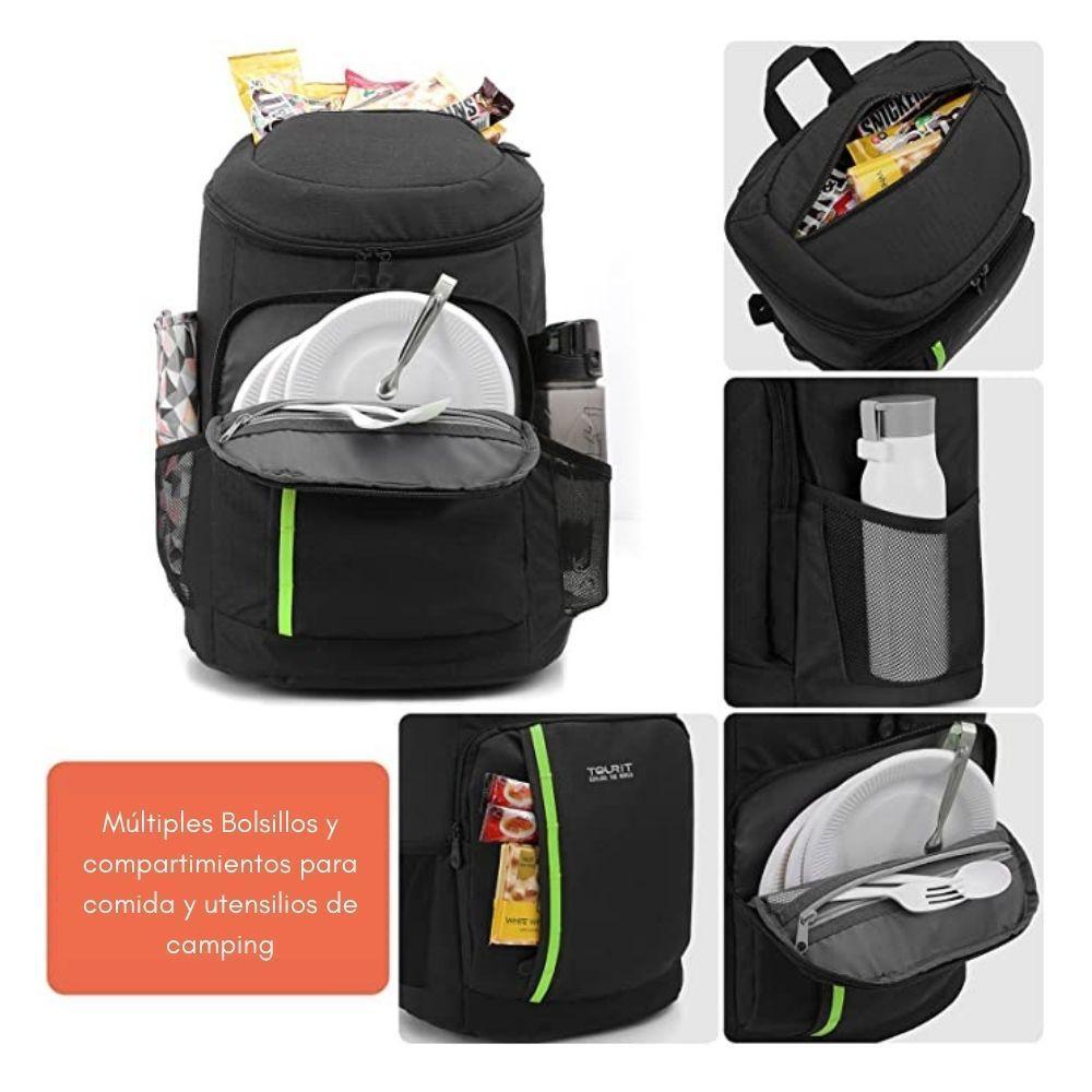 TOURIT CYGNINI Mochila hielera aislante - Negro-2