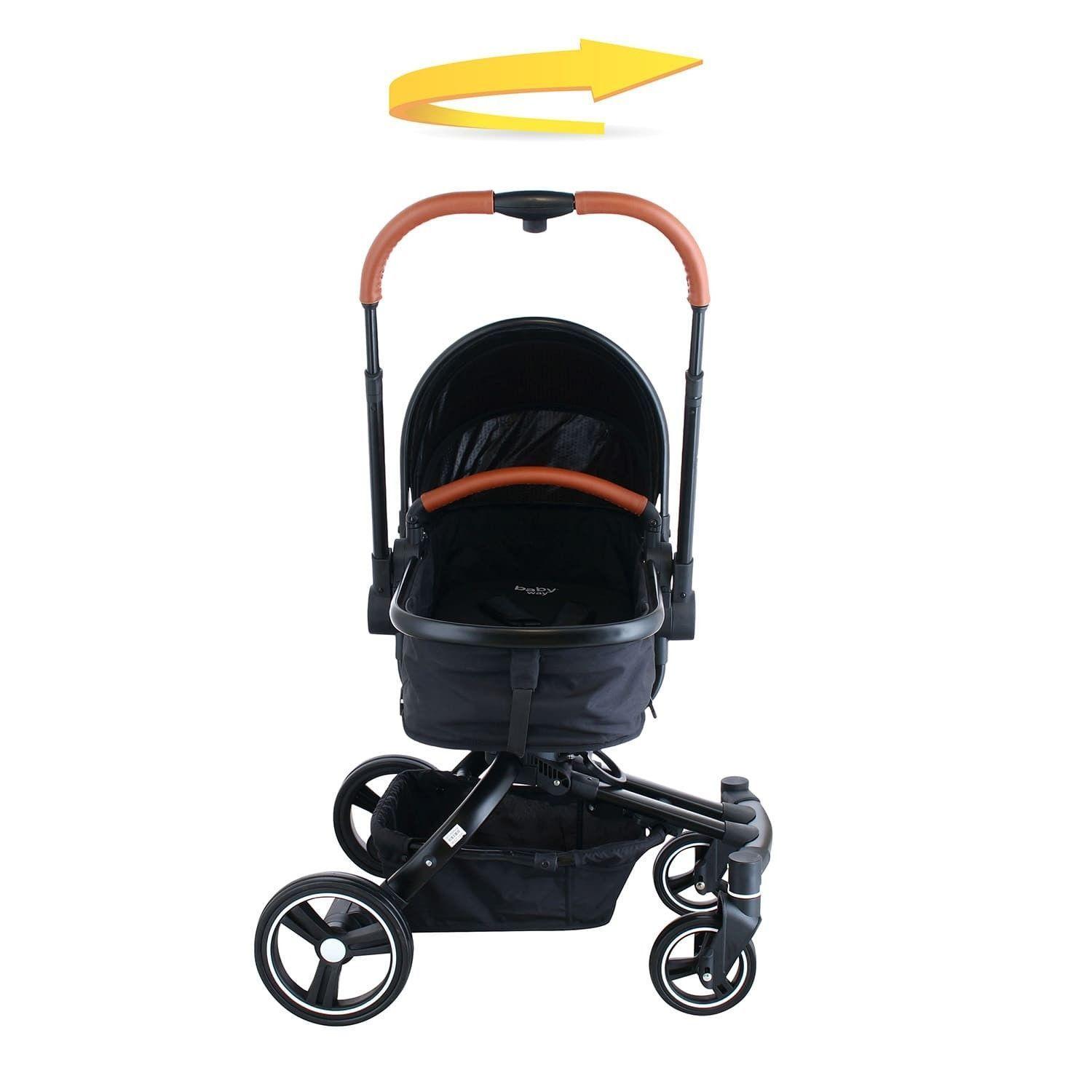 Coche Travel System 360 Baby Way Negro-5
