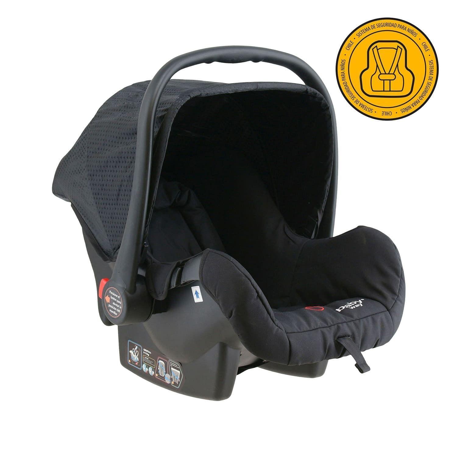 Coche Travel System 360 Baby Way Negro-10